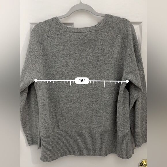 Mason Gray and Black Crew Neck Sweater - Picture 6 of 6